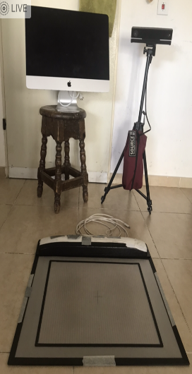 רכיבי המערכת לניטור נפילות בקשישים